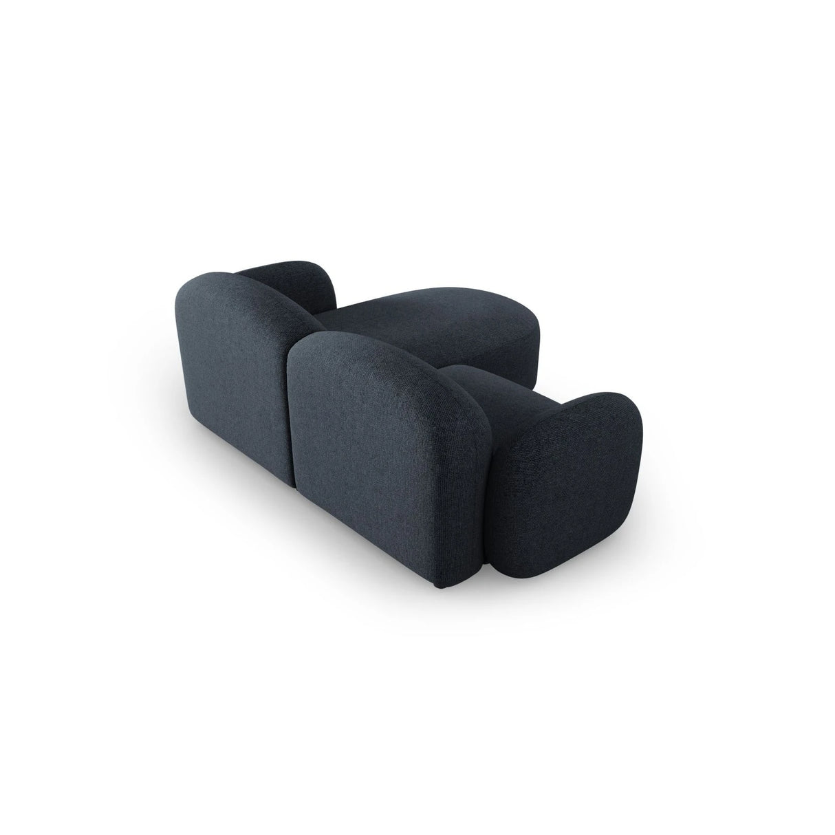 Blair 3-Sitzer Ecksofa Links, mit Bezug aus Chenille (Leg13) in Blue Melange, 194x167 cm – Bild 5