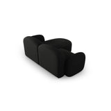 Blair 3-Sitzer Ecksofa Links, mit Bezug aus Chenille (Leg19) in Black Melange, 194x167 cm – Bild 5
