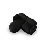 Blair 3-Sitzer Ecksofa Links, mit Bezug aus Chenille (Leg19) in Black Melange, 194x167 cm – Bild 6