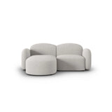 Blair 3-Sitzer Ecksofa Links, mit Bezug aus Chenille (Leg20) in Silver Melange, 194x167 cm – Bild 1