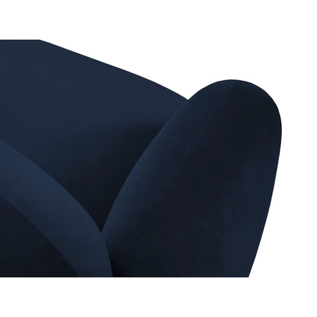 Blair 3-Sitzer Ecksofa Links, mit Bezug aus Samt (CasDeBl) in Königsblau, 194x167 cm – Bild 5