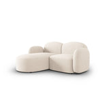 Blair 3-Sitzer Ecksofa Links, mit Bezug aus Samt oder Chenille, 194x167 cm – Bild 4