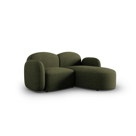 Blair 3-Sitzer Ecksofa Rechts, mit Bezug aus Chenille (Leg10) in Green Melange, 194x167 cm – Bild 4