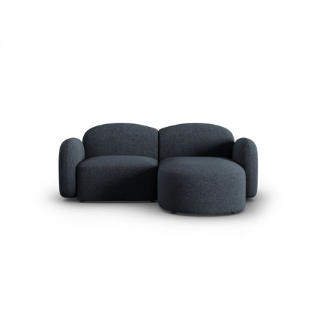 Blair 3-Sitzer Ecksofa Rechts, mit Bezug aus Chenille (Leg13) in Blue Melange, 194x167 cm – Bild 1