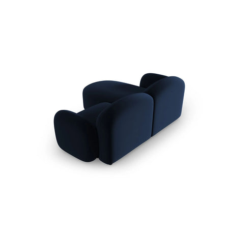 Blair 3-Sitzer Ecksofa Rechts, mit Bezug aus Samt (CasDeBl) in Königsblau, 194x167 cm – Bild 3