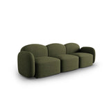 Blair 3-Sitzer Sofa mit Bezug aus Chenille (Leg10) in Green Melange, 274x95 cm – Bild 4