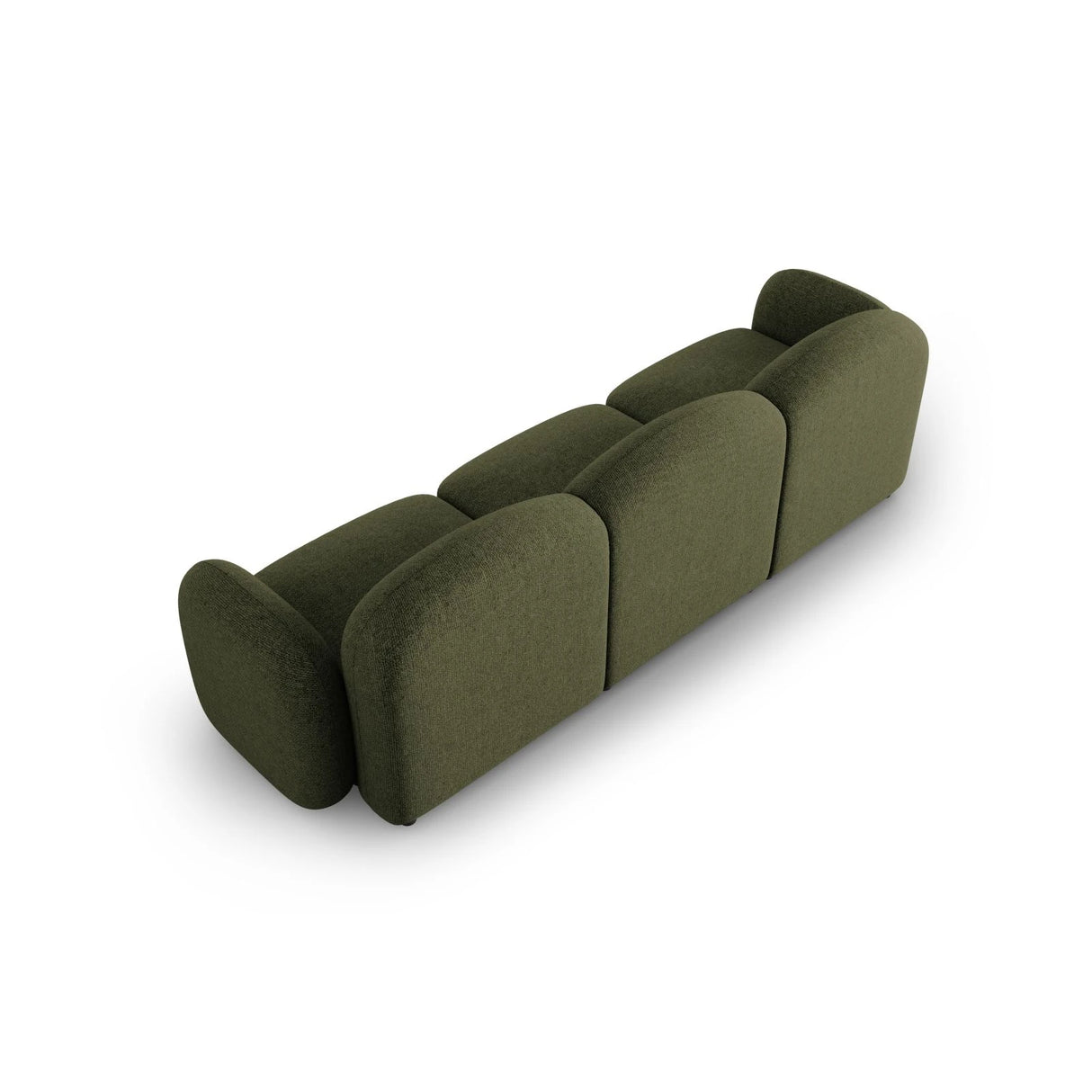 Blair 3-Sitzer Sofa mit Bezug aus Chenille (Leg10) in Green Melange, 274x95 cm – Bild 5