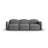 Blair 3-Sitzer Sofa mit Bezug aus Chenille (Leg18) in Dark Grey Melange, 274x95 cm – Bild 1