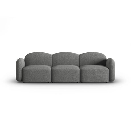 Blair 3-Sitzer Sofa mit Bezug aus Chenille (Leg18) in Dark Grey Melange, 274x95 cm – Bild 1