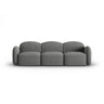 Blair 3-Sitzer Sofa mit Bezug aus Chenille (Leg18) in Dark Grey Melange, 274x95 cm – Bild 1