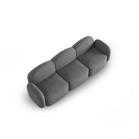 Blair 3-Sitzer Sofa mit Bezug aus Chenille (Leg18) in Dark Grey Melange, 274x95 cm – Bild 6