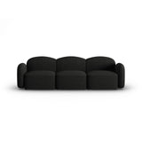 Blair 3-Sitzer Sofa mit Bezug aus Chenille (Leg19) in Black Melange, 274x95 cm – Bild 1
