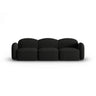 Blair 3-Sitzer Sofa mit Bezug aus Chenille (Leg19) in Black Melange, 274x95 cm – Bild 1