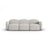 Blair 3-Sitzer Sofa mit Bezug aus Chenille (Leg20) in Silver Melange, 274x95 cm – Bild 1