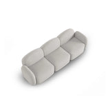 Blair 3-Sitzer Sofa mit Bezug aus Chenille (Leg20) in Silver Melange, 274x95 cm – Bild 6