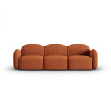 Blair 3-Sitzer Sofa mit Bezug aus Chenille (Leg6) in Terracotta Melange, 274x95 cm – Bild 1