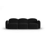Blair 3-Sitzer Sofa mit Bezug aus Samt (CasBla) in Schwarz, 274x95 cm – Bild 1