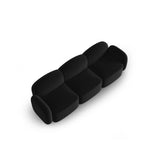 Blair 3-Sitzer Sofa mit Bezug aus Samt (CasBla) in Schwarz, 274x95 cm – Bild 4