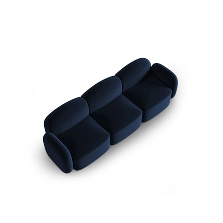 Blair 3-Sitzer Sofa mit Bezug aus Samt (CasDeBl) in Königsblau, 274x95 cm – Bild 4