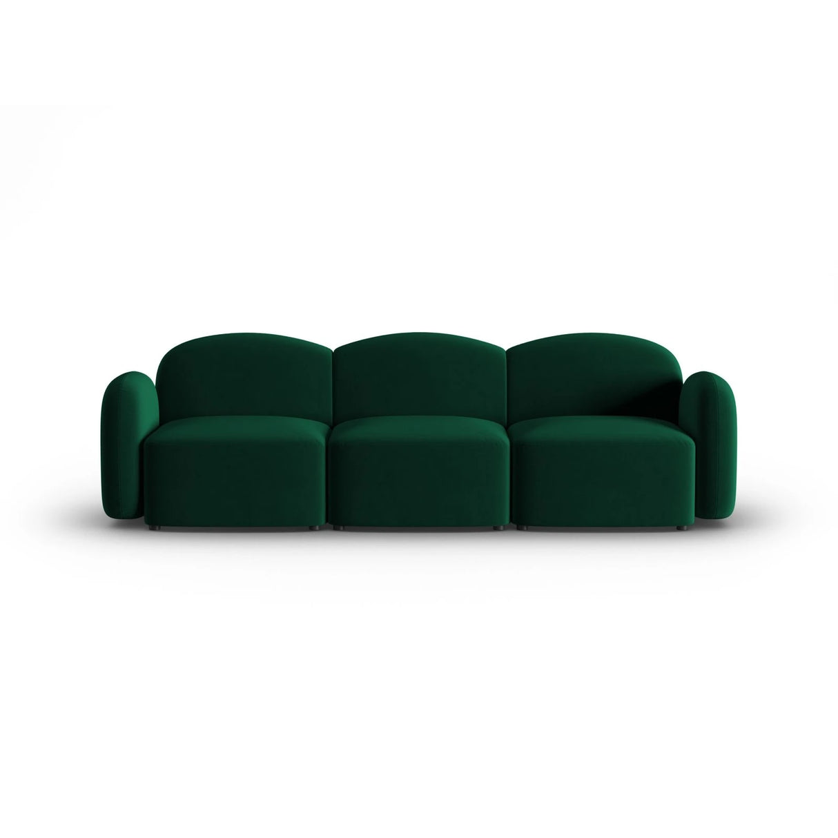 Blair 3-Sitzer Sofa mit Bezug aus Samt (CasDeGr) in Flaschengrün, 274x95 cm – Bild 1