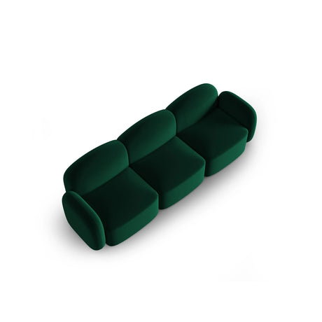 Blair 3-Sitzer Sofa mit Bezug aus Samt (CasDeGr) in Flaschengrün, 274x95 cm – Bild 4