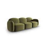 Blair 3-Sitzer Sofa mit Bezug aus Samt (CasFor) in Light Green, 274x95 cm – Bild 2
