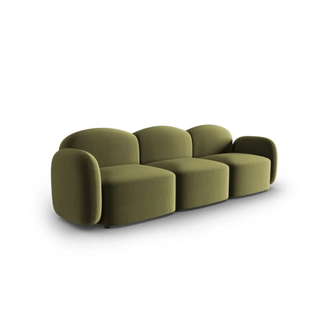 Blair 3-Sitzer Sofa mit Bezug aus Samt (CasFor) in Light Green, 274x95 cm – Bild 2