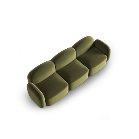 Blair 3-Sitzer Sofa mit Bezug aus Samt (CasFor) in Light Green, 274x95 cm – Bild 4