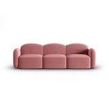 Blair 3-Sitzer Sofa mit Bezug aus Samt (CasSal) in Salmon, 274x95 cm – Bild 1