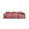 Blair 3-Sitzer Sofa mit Bezug aus Samt (CasSal) in Salmon, 274x95 cm – Bild 1