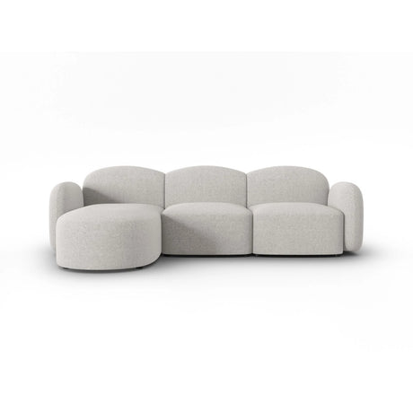 Blair 4-Sitzer Ecksofa Links, mit Bezug aus Chenille (Leg20) in Silver Melange, 274x167 cm – Bild 1