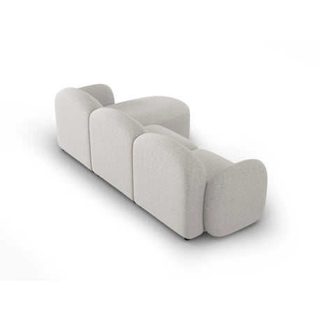 Blair 4-Sitzer Ecksofa Links, mit Bezug aus Chenille (Leg20) in Silver Melange, 274x167 cm – Bild 5