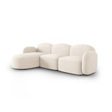 Blair 4-Sitzer Ecksofa Links, mit Bezug aus Samt oder Chenille, 274x167 cm – Bild 4
