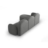 Blair 4-Sitzer Ecksofa Rechts, mit Bezug aus Chenille (Leg18) in Dark Grey Melange, 274x167 cm – Bild 5