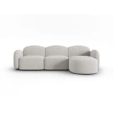 Blair 4-Sitzer Ecksofa Rechts, mit Bezug aus Chenille (Leg20) in Silver Melange, 274x167 cm – Bild 1