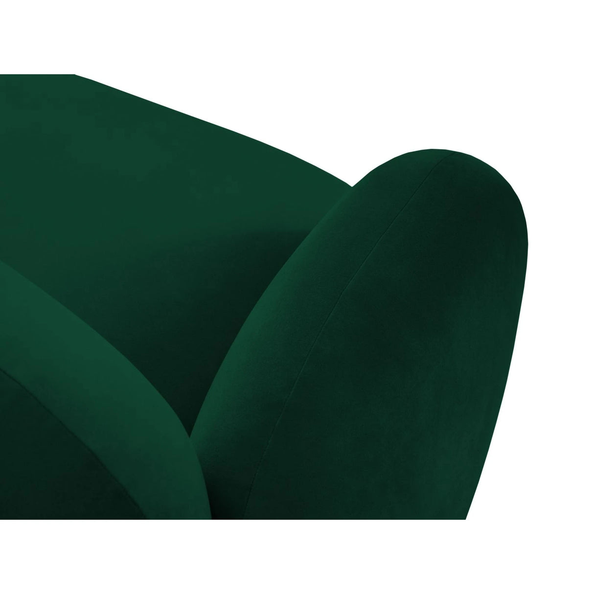 Blair 4-Sitzer Ecksofa Rechts, mit Bezug aus Samt (CasDeGr) in Flaschengrün, 274x167 cm – Bild 5