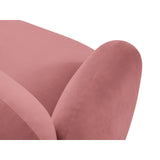 Blair 4-Sitzer Ecksofa Rechts, mit Bezug aus Samt (CasSal) in Salmon, 274x167 cm – Bild 5