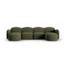 Blair 6-Sitzer Panorama-Sofa mit Bezug aus Chenille (Leg10) in Green Melange, 354x167 cm – Bild 1