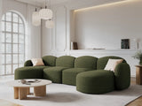 Blair 6-Sitzer Panorama-Sofa mit Bezug aus Chenille (Leg10) in Green Melange, 354x167 cm – Bild 2