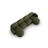 Blair 6-Sitzer Panorama-Sofa mit Bezug aus Chenille (Leg10) in Green Melange, 354x167 cm – Bild 6
