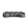 Blair 6-Sitzer Panorama-Sofa mit Bezug aus Chenille (Leg18) in Dark Grey Melange, 354x167 cm – Bild 1