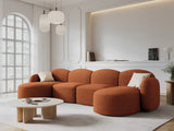 Blair 6-Sitzer Panorama-Sofa mit Bezug aus Chenille (Leg6) in Terracotta Melange, 354x167 cm – Bild 2