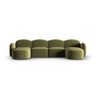 Blair 6-Sitzer Panorama-Sofa mit Bezug aus Samt (CasFor) in Light Green, 354x167 cm – Bild 1