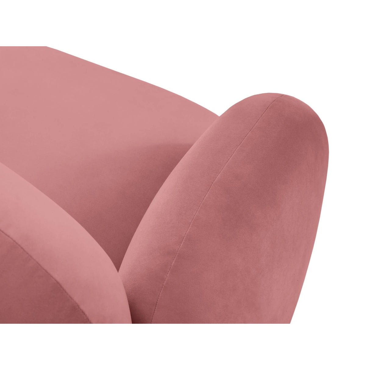 Blair 6-Sitzer Panorama-Sofa mit Bezug aus Samt (CasSal) in Salmon, 354x167 cm – Bild 5