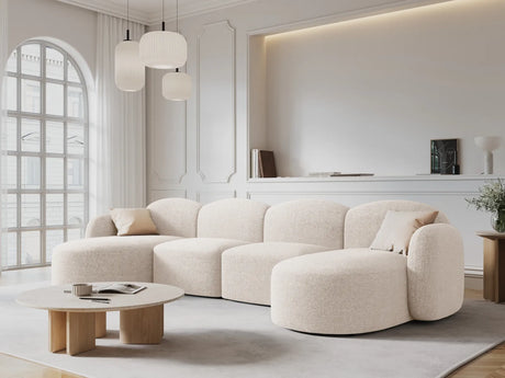 Blair 6-Sitzer Panorama-Sofa mit Bezug aus Samt oder Chenille, 354x167 cm – Bild 2