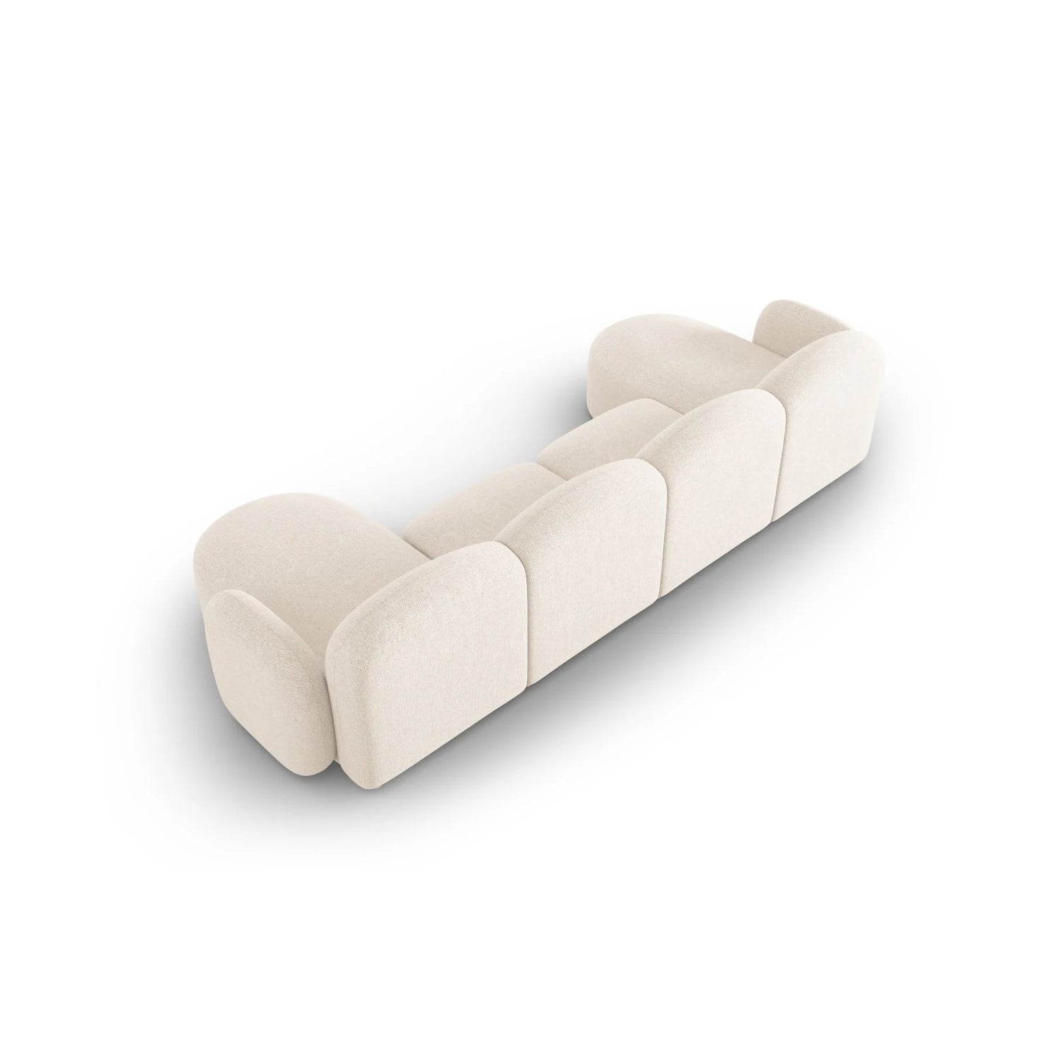 Blair 6-Sitzer Panorama-Sofa mit Bezug aus Samt oder Chenille, 354x167 cm – Bild 5