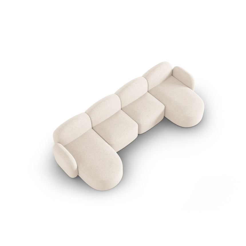 Blair 6-Sitzer Panorama-Sofa mit Bezug aus Samt oder Chenille, 354x167 cm – Bild 6