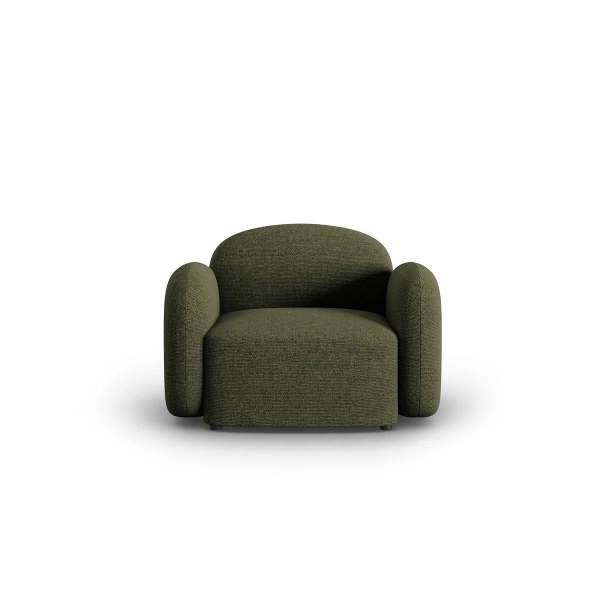 Blair Sessel mit Bezug aus Chenille (Leg10) in Green Melange, 119x95 cm – Bild 1