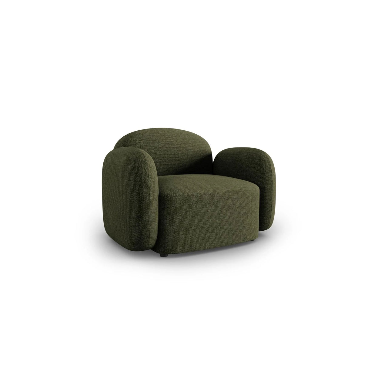 Blair Sessel mit Bezug aus Chenille (Leg10) in Green Melange, 119x95 cm – Bild 4