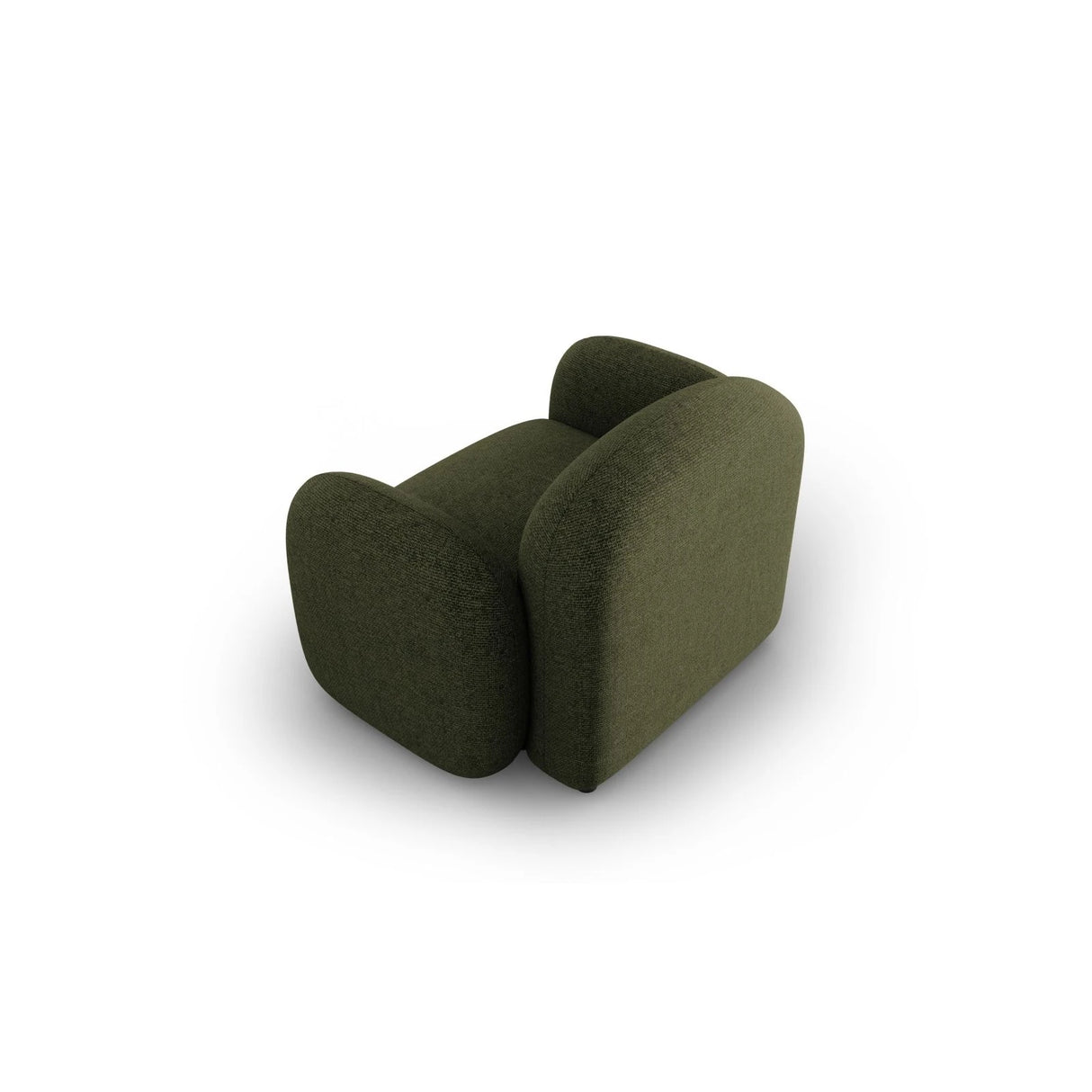 Blair Sessel mit Bezug aus Chenille (Leg10) in Green Melange, 119x95 cm – Bild 5